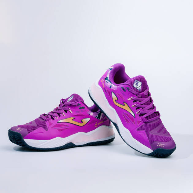 PADEL SHOE SPIN PURP/PINK SIZE 4 -WOMEN